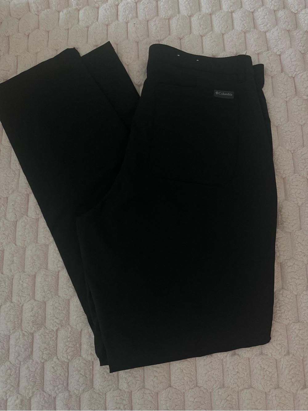 Columbia Men's Black Chinos - Straight Fit